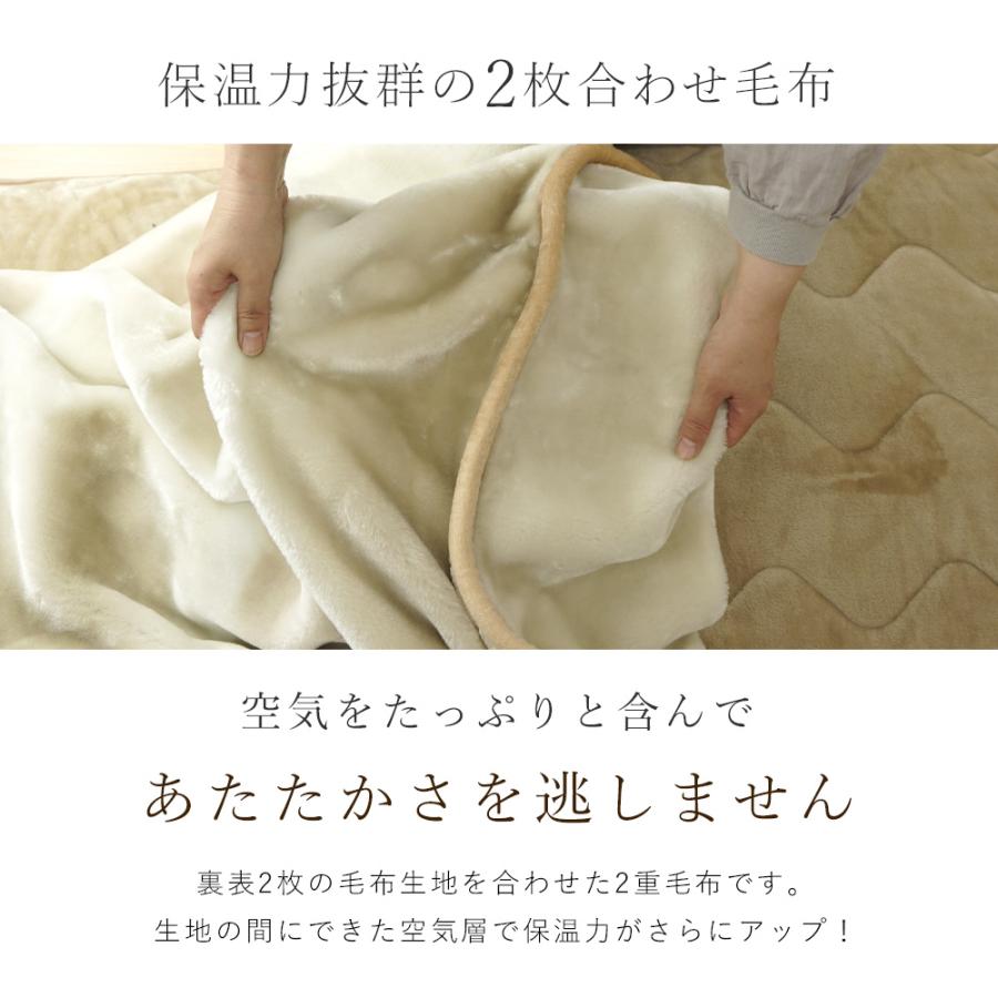 西川（nishikawa） 毛布 ダブル オーロラ スーパーボリュームタイプ 2