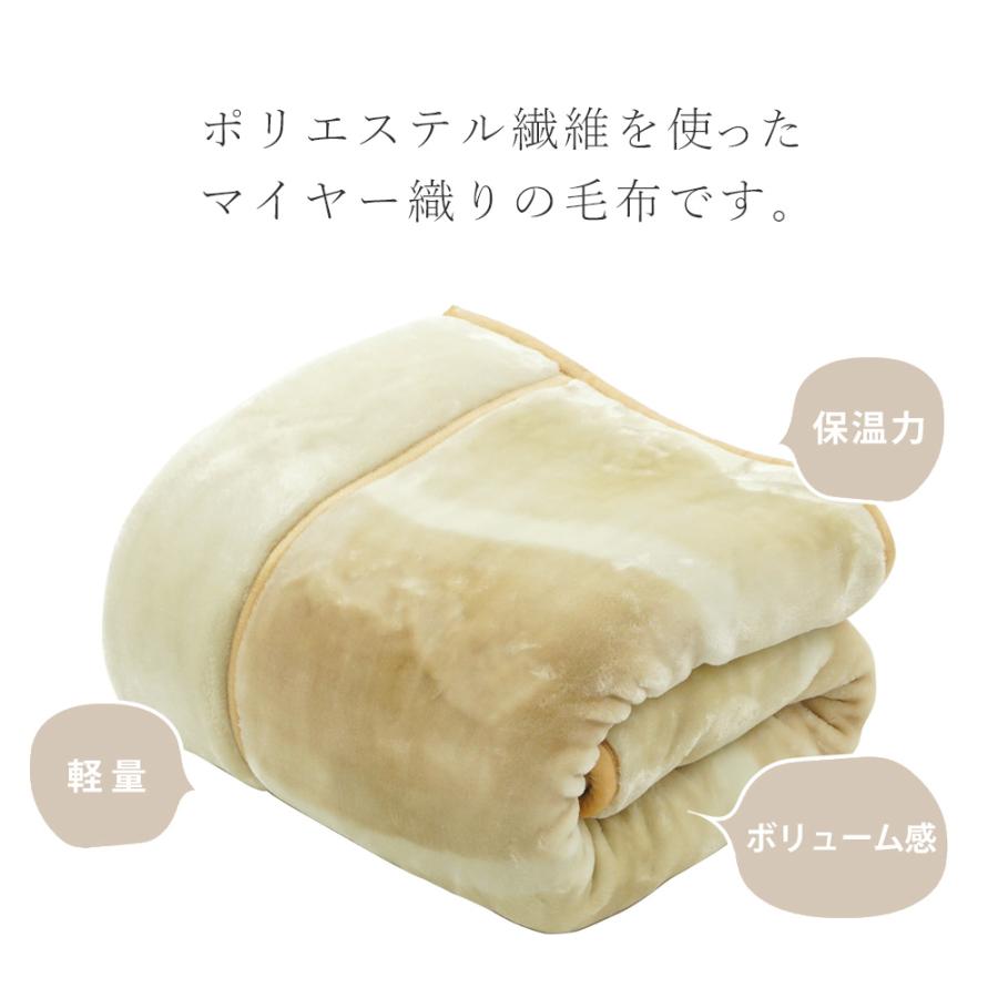 西川（nishikawa） 毛布 ダブル オーロラ スーパーボリュームタイプ 2