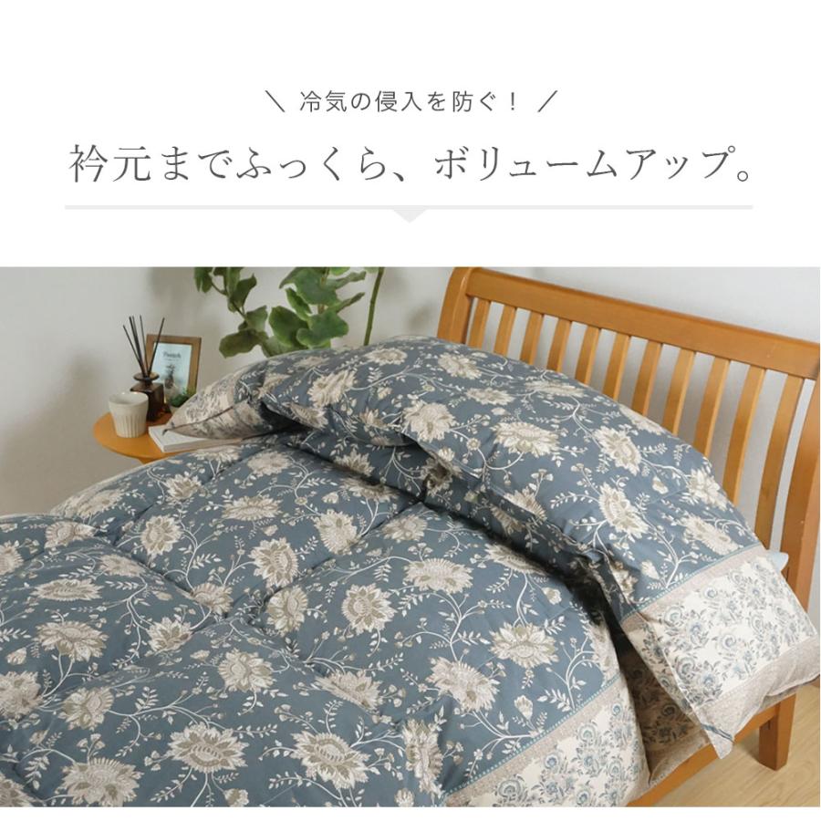 羽毛布団 シングル 日本製 ポーランド産 ホワイトマザーグースダウン