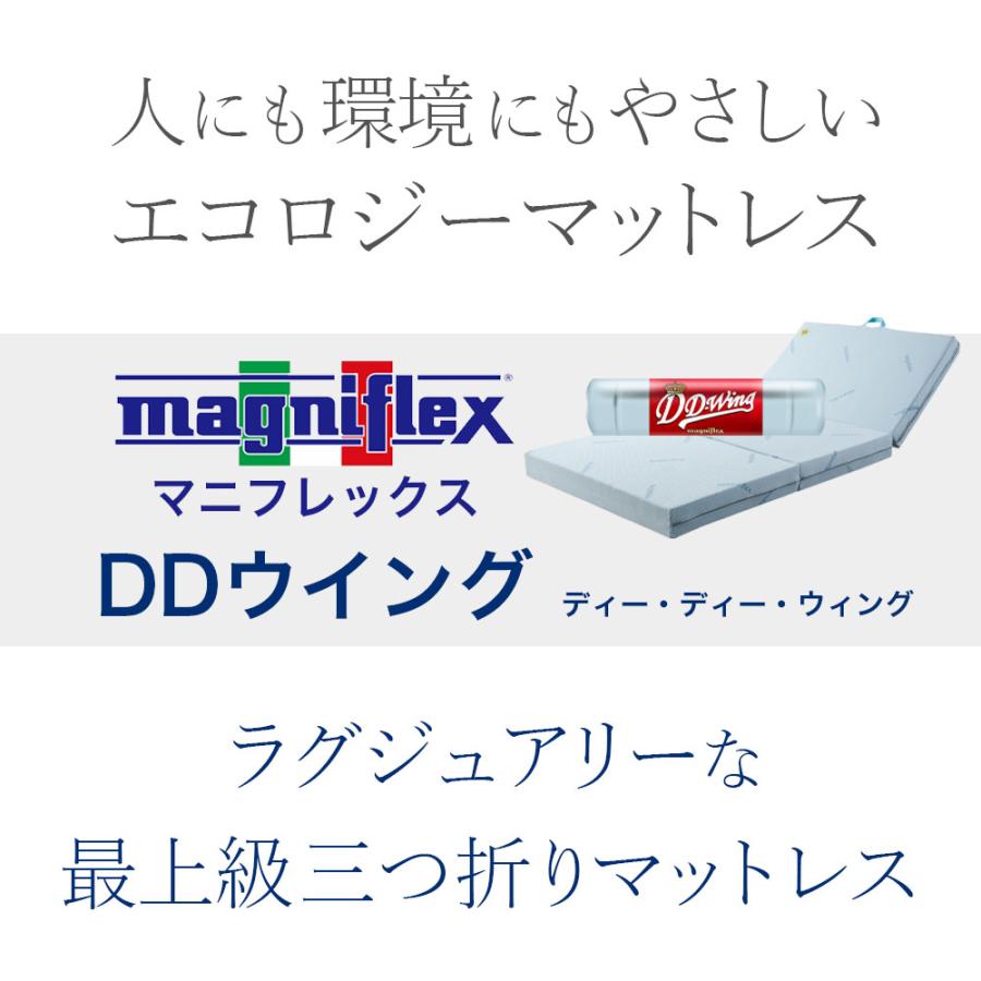 magniflex（マニフレックス） マットレス ダブル DDウィング 三つ折り