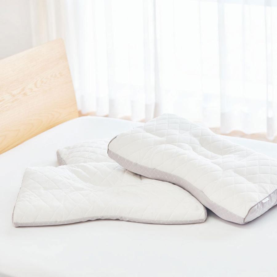 新品西川ファインスムーズ備長炭パイプ枕3個セット 西川 枕 まくら 肩こり 洗える 高さ調整 ファインスムース