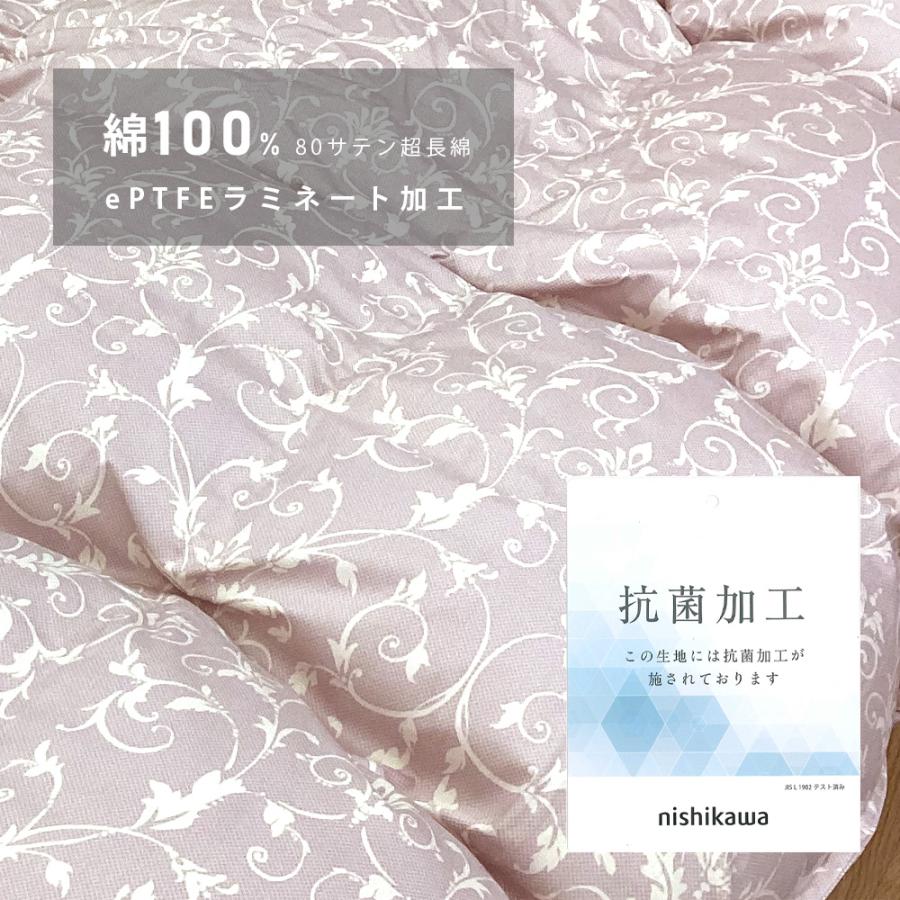 未使用　西川製　ゴアテックス　羽毛ふとん　シングル　サイズ　高級品 西川（nishikawa） 羽毛布団 ゴアテックス ゴア羽毛ふとん シングル