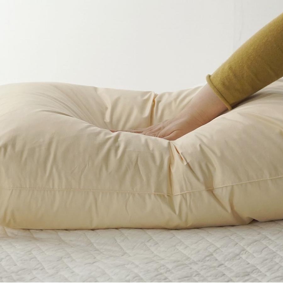 フェザー クッション 55×55 ヌード 四角 スクエア 羽根 スモール