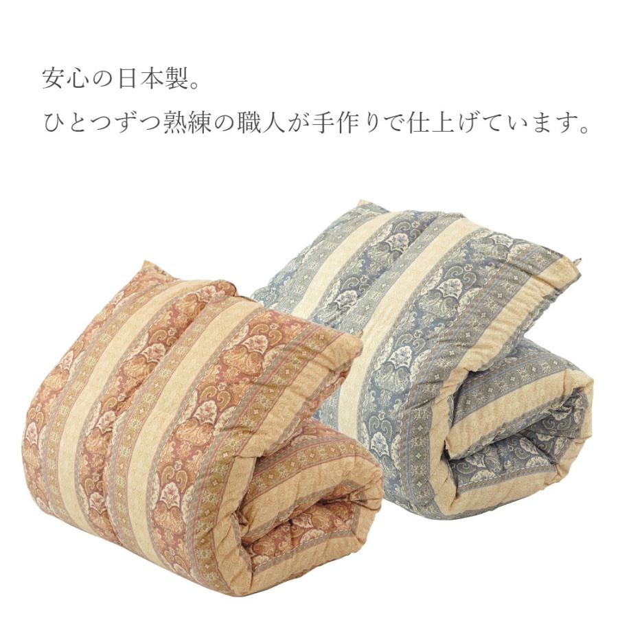 羽毛布団 シングル 日本製 ポーランド産 ホワイトマザーグースダウン 