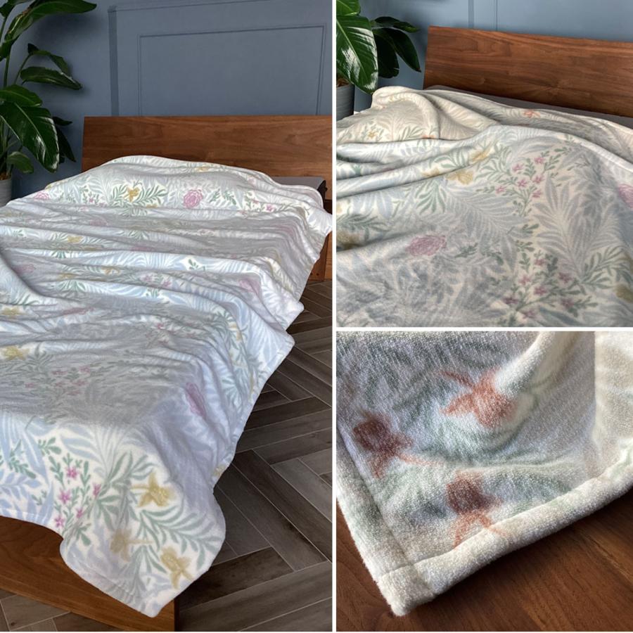 西川（nishikawa） 綿毛布 シングル モリスギャラリー 日本製 マイヤー