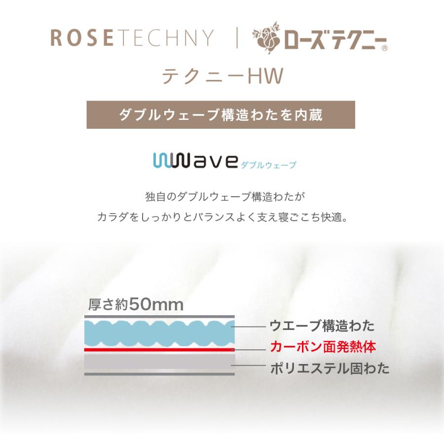 西川（nishikawa） ローズテクニー テクニーHW シングル 100cm幅