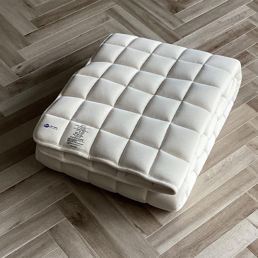 大塚家具/西川　ベッドパッド　アニバ　羊毛　オールシーズン対応　クイーンロング 大塚家具/西川 ベッドパッド アニバ 羊毛 オールシーズン対応