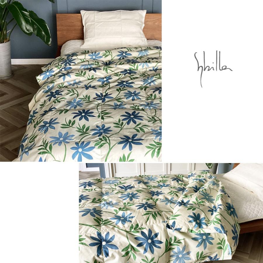 Sybilla（シビラ） 肌掛け布団 羽毛 肌ふとん 洗える シングル ダウン