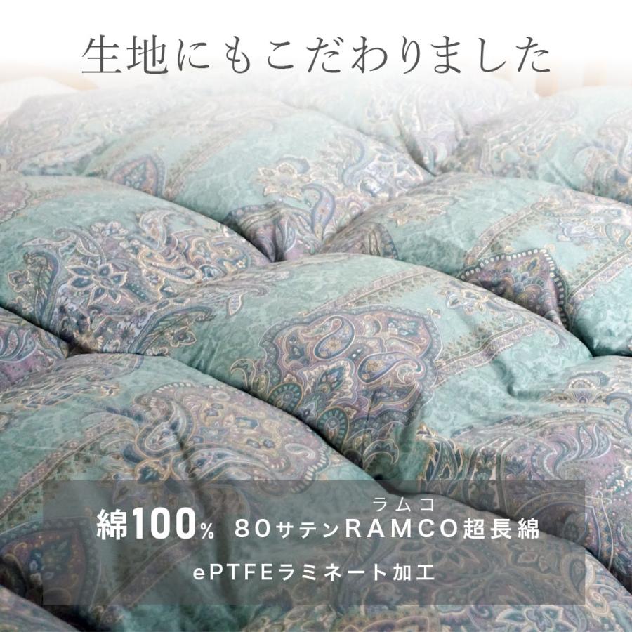 羽毛布団 シングル ゴアテックス ゴア羽毛ふとん シアードHD