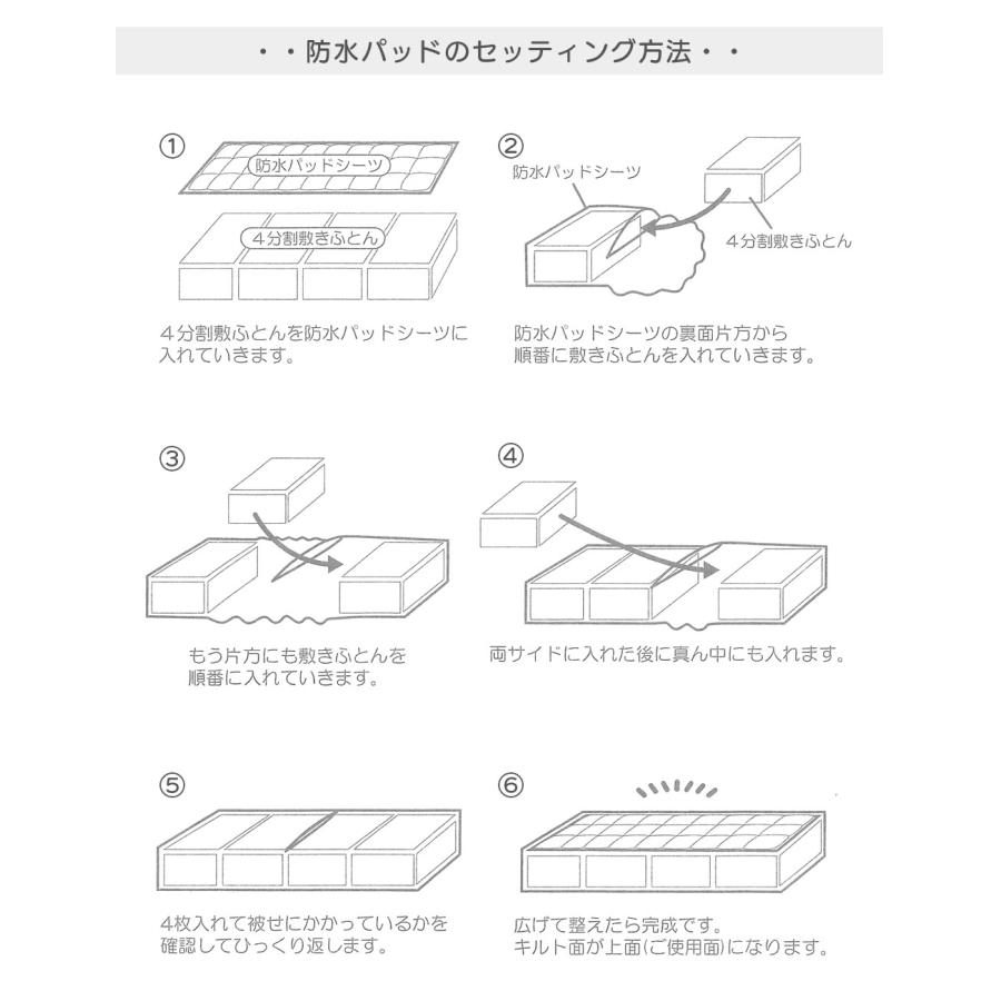 西川（nishikawa） ベビー布団 ラジカル4分割敷きふとん 洗える ベビー