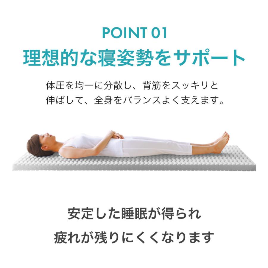 西川（nishikawa） 敷布団 京都西川 ローズラジカル ダブルウェーブ