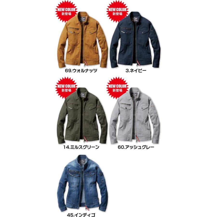 BURTLE（バートル） ストレッチ 上下セット 5001 5002 カラー S〜6L