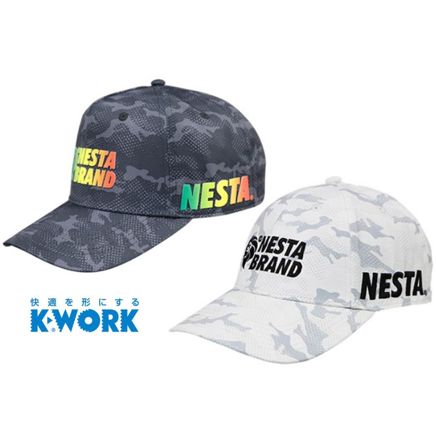 送料無料】K-WORK ケイワーク NESTA ネスタ キャップ 迷彩 NEH-02 作業