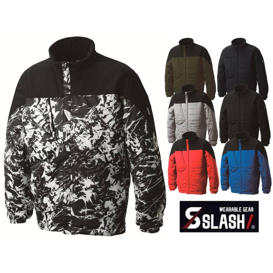 送料無料】SLASH ストレッチ 軽防寒 ジャケット 動きやすい SS〜5L