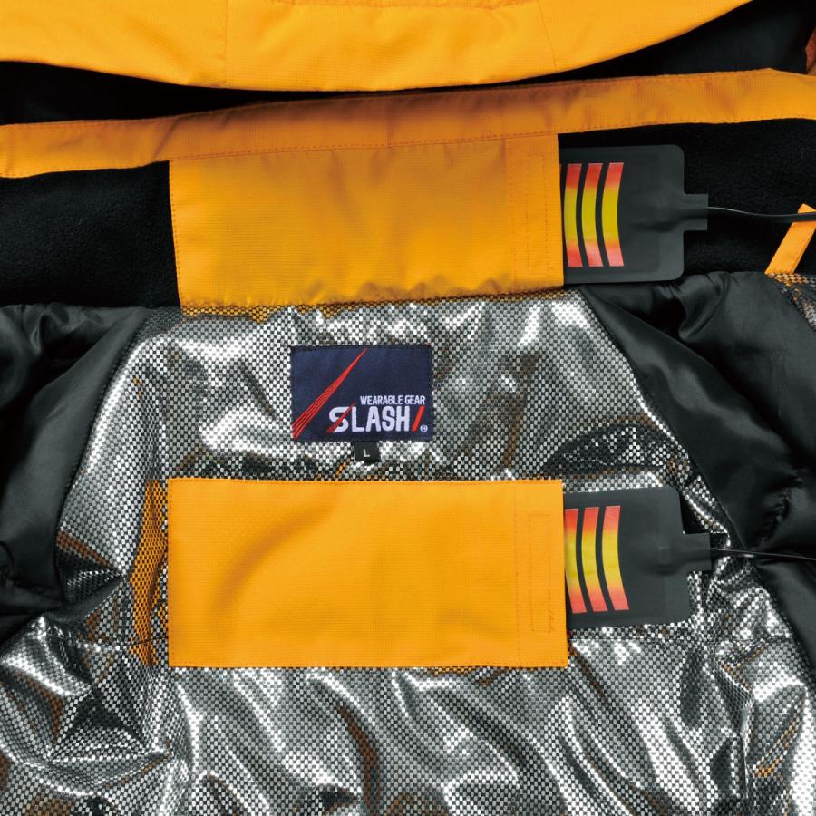 SLASH S-HEAT 防水 上下セット S〜5L シンメン かんたん刺繍申し込み