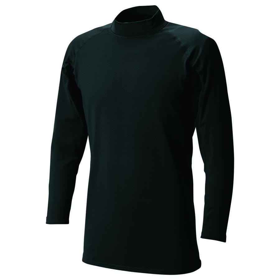 MARK & LONA 長袖ハイネックシャツ ブラック Lサイズ Uni 長袖インナーTシャツ〔ハイネック〕(ブラック) XLH5029