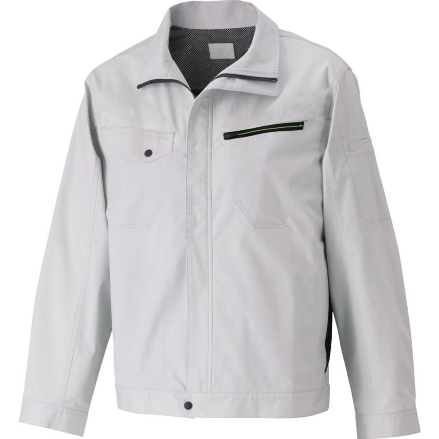 売切⭐︎新品未使用⭐︎ボッシュ　長袖長袖　ブルーグレー SLASH 長袖ブルゾン 上下セット S〜5L ストレッチ かんたん刺繍