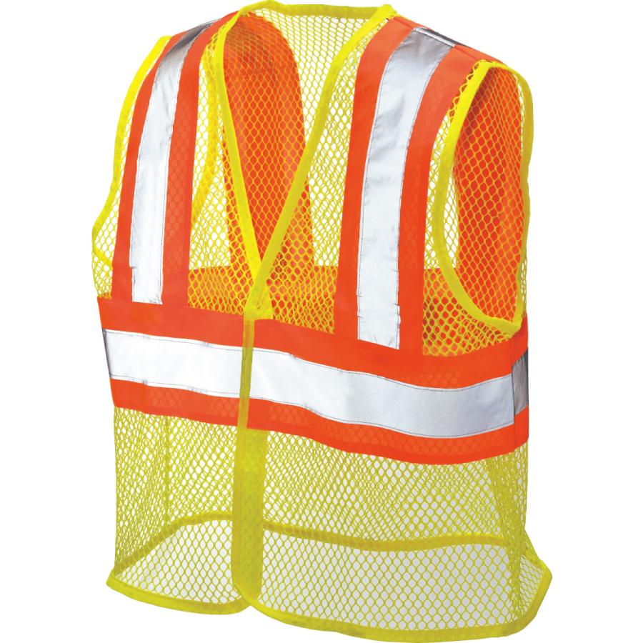 爆買い送料無料 Slash 安全ベスト オールメッシュ エアメッシュ フラッシュベスト フリーサイズ 0995 トラチョッキ Discoversvg Com