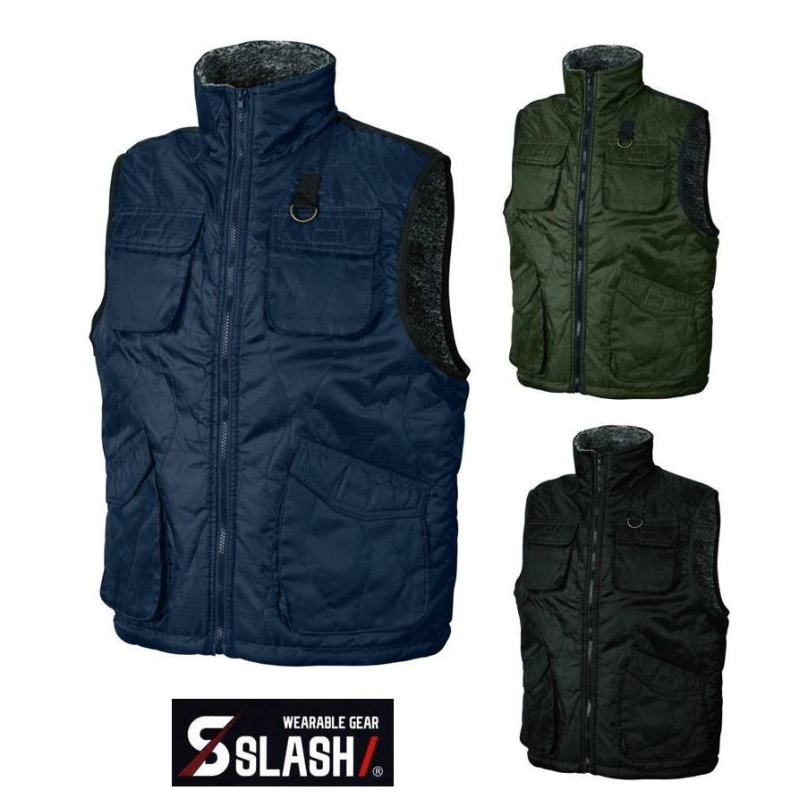 ヤンマー　撥水防寒 ベスト　正規品　フリーサイズ　黒迷彩柄　新品　未開封　非売品 SLASH ベスト 防寒 M〜3L 裏ボア シンメン 1620 防寒着 防寒服