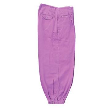 90s ニッカポッカ　ボンタン　鳶　パンツ　ワイドパンツ　紫　グランジ　古着 SLASH ニッカ ズボン 綿100% 73〜96cm シンメン 223 鳶 丈夫