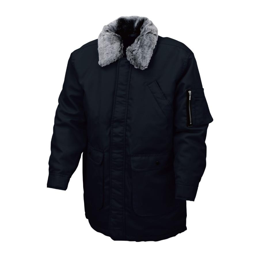 SLASH 防寒コート 鳶 M〜3L かんたん刺繍申込み ドカジャン 裏