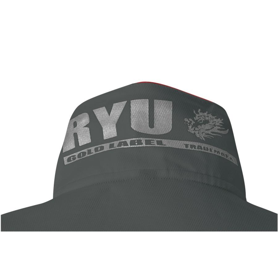 SLASH ハーフジップ シャツ 長袖 立ち襟 M〜4L かんたん刺繍