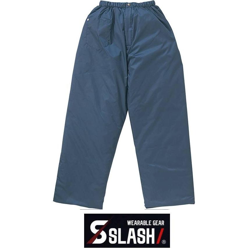 SLASH 総裏キルト 前ファスナー ヤッケ パンツ M〜4L シンメン