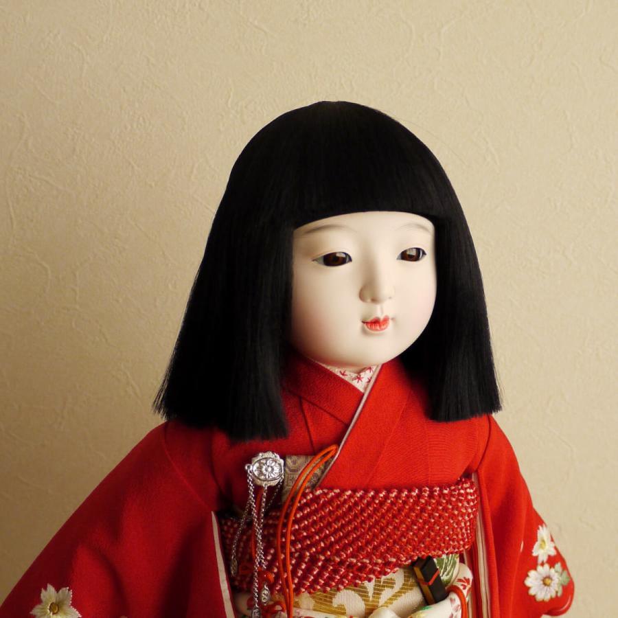 訳ありセール 格安 童 上品 かわいい 女の子 増村人形オリジナル作品 市松人形 手塗本漆台 赤色 まり 12号 尺二 正絹手刺繍 増村限定品 元賀章介作 国産 お お雛様 雛人形 人形 Www Car Engineer Com
