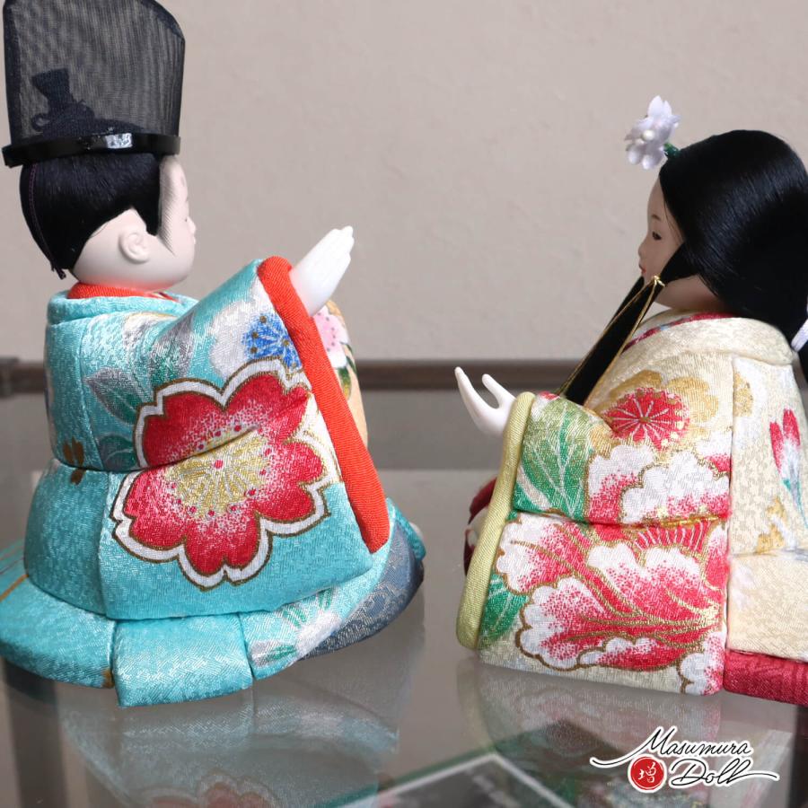 木目込人形　◈雛人形◈❤ペア❤ 雛人形 コンパクト モダン おしゃれ インテリア ひな人形 おひなさま
