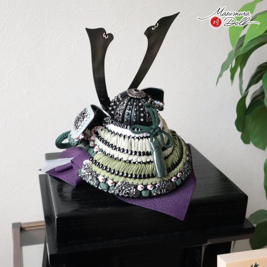 五月人形 コンパクト 兜飾り 5月人形 端午の節句 京北野 平安武久 京8