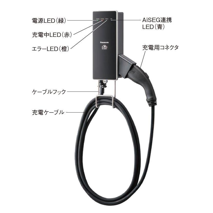 パナソニック(Panasonic) EV・PHEV充電用 充電器 ELSEEV hekia S Mode3 6KW AiSEG連携タイプ DNHA326 (受注生産品)｜masutakadenki