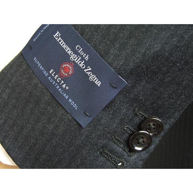 Eremenegildo Zegna サイズAB7 ウール100 ダークグレー ZEGNA（ゼニア） 【AB7】【秋冬春】【Ermenegildo Zegna ゼニア