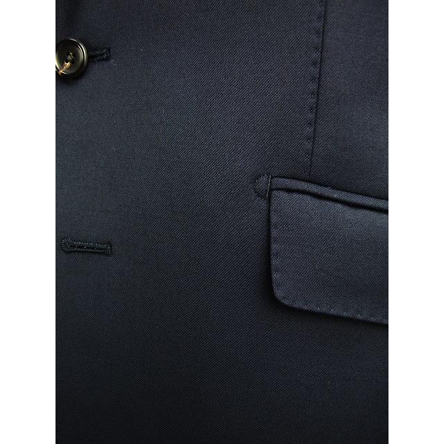 【YA体】【A体】【AB体】【秋冬春】【Ermenegildo Zegna  ゼニア〜TRAVELLER】スタイリッシュタイプ 2Bシングルスーツ/濃紺 無地の画像