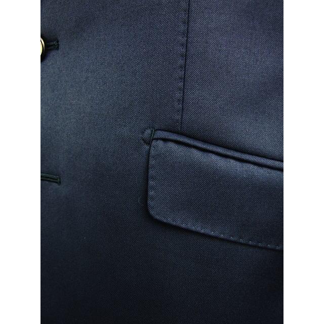 【YA体】【A体】【秋冬春】【Ermenegildo Zegna  ゼニア〜TRAVELLER】スタイリッシュタイプ 2Bシングルスーツ/紺 無地の画像