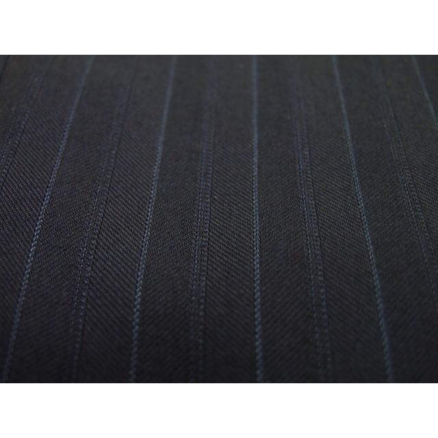 【BB体】【秋冬春】【Ermenegildo Zegna  ゼニア〜TRAVELLER】ベーシックタイプ 2ボタンシングルスーツ/紺ストライプの画像