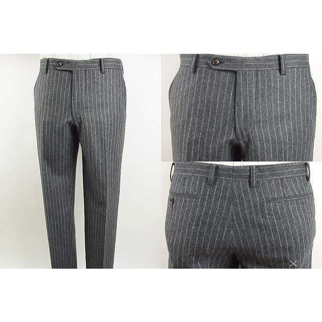 【YA体】【A体】【AB体】【日本製】【秋冬】【SCABAL スキャバル 】スタイリッシュタイプ 2ボタンシングルスーツ#グレー×ストライプ/紺×ストライプの画像