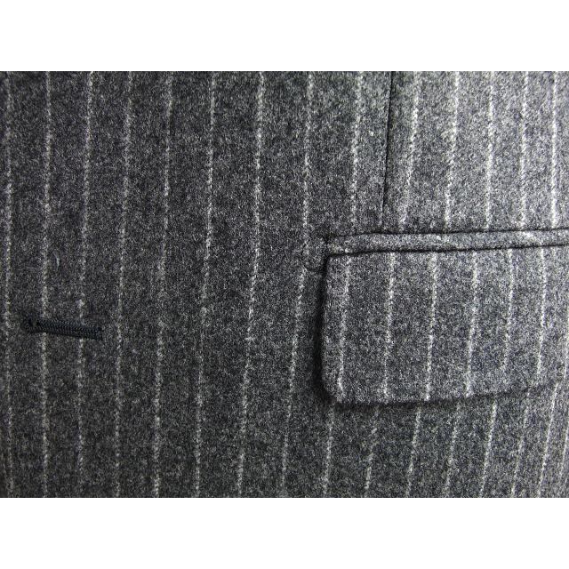 【YA体】【A体】【AB体】【日本製】【秋冬】【SCABAL スキャバル 】スタイリッシュタイプ 2ボタンシングルスーツ#グレー×ストライプ/紺×ストライプの画像