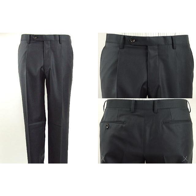 【YA体】【AB体】【秋冬春】【Ermenegildo Zegna  ゼニア〜TRAVELLER】スタイリッシュタイプ（ワンタック） 2Bシングルスーツ/チャコールグレー無地の画像