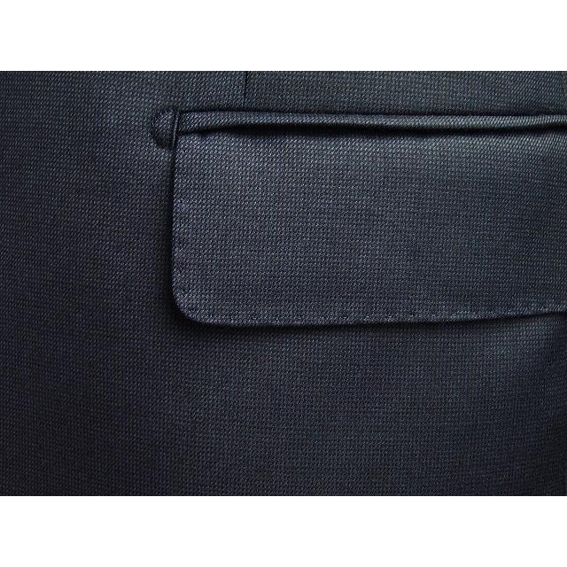 【A体】【AB体】【秋冬春】【Ermenegildo Zegna  ゼニア〜TRAVELLER】スタイリッシュタイプ（ワンタック） 2Bシングルスーツ/紺 ピンヘッドの画像