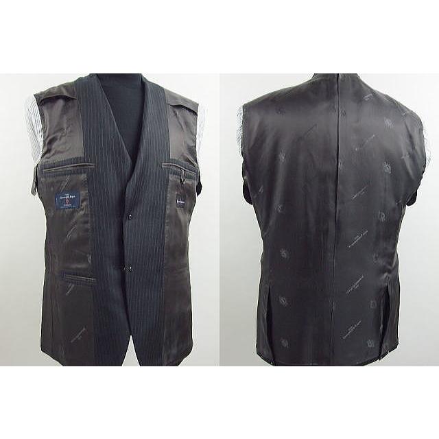 【AB体】【BB体】【秋冬春】【Ermenegildo Zegna  ゼニア〜TRAVELLER】ベーシックタイプ 2ボタンシングルスーツ/チャコールグレーストライプの画像