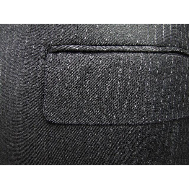 【AB体】【BB体】【秋冬春】【Ermenegildo Zegna  ゼニア〜TRAVELLER】ベーシックタイプ 2ボタンシングルスーツ/チャコールグレーストライプの画像
