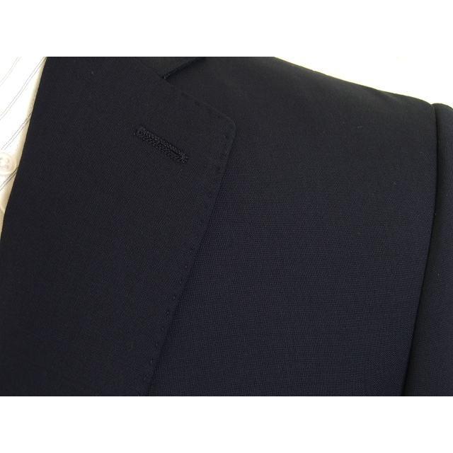 【A5】【YA体】【春夏秋】【Ermenegildo Zegna  ゼニア〜TROPICAL】スタイリッシュタイプ 2Bシングルスーツ/紺無地の画像