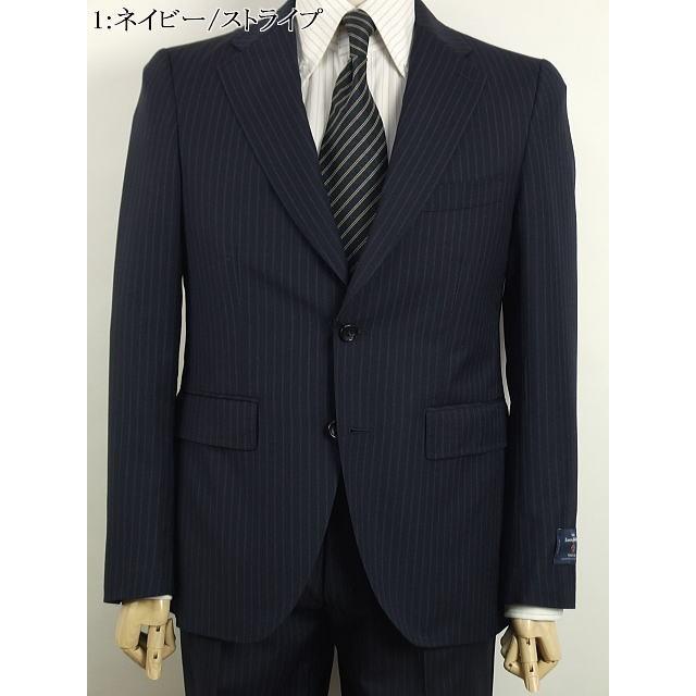 ゼニア　TROPICAL　ネイビーストライプスーツ　A4 楽天市場】春夏物 紺ストライプ [Ermenegildo Zegna] ゼニア TROPICAL