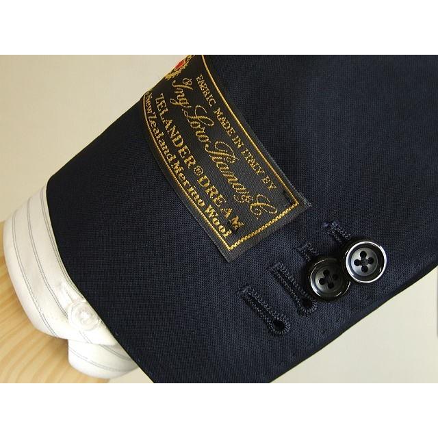 【YA体】【A体】【春夏秋】【Loropiana ロロピアーナ〜ZELANDER DREAM】スタイリッシュタイプ　スーツ /紺ストライプ/黒ストライプ/紺無地/グレー無地の画像