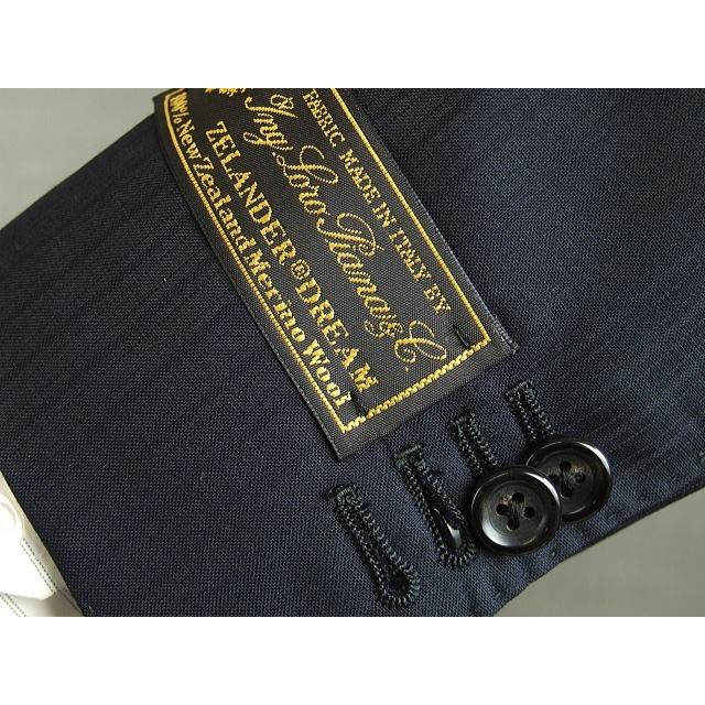 【YA体】【A体】【春夏秋】【Loropiana ロロピアーナ〜ZELANDER DREAM】スタイリッシュタイプ　スーツ /紺ストライプ/黒ストライプ/紺無地/グレー無地の画像