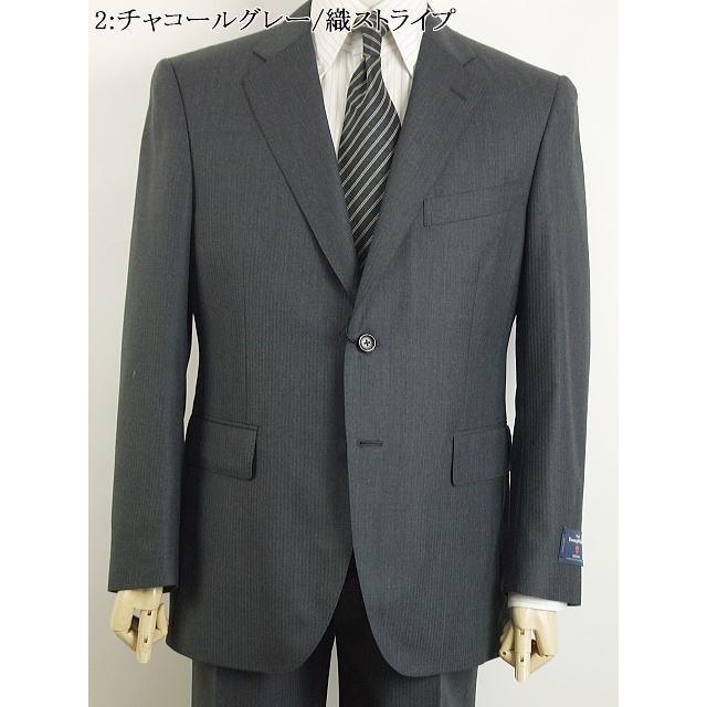 【A体】【BB体】【春夏秋】【Ermenegildo Zegna ゼニア〜TROPICAL】ベーシックタイプ 2ボタンシングルスーツ/紺ストライプ/グレーストライプの画像