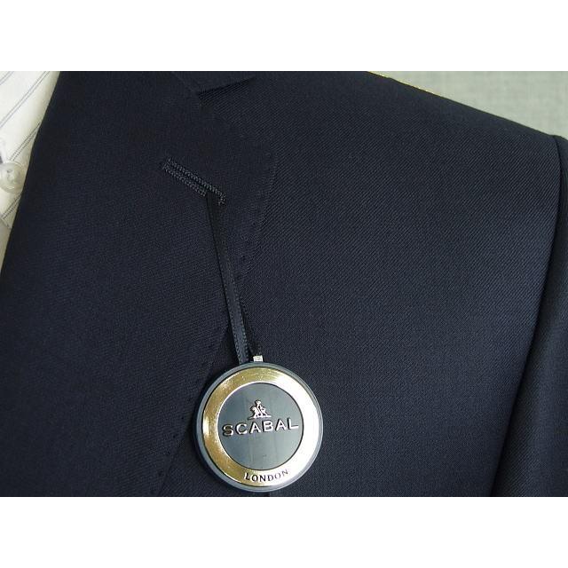 【YA体】【A体】【AB体】【日本製】【春夏秋物】【SCABAL スキャバル〜super140´s 】スタイリッシュタイプ　2ボタンシングルスーツ/ストライプ/無地/格子の画像