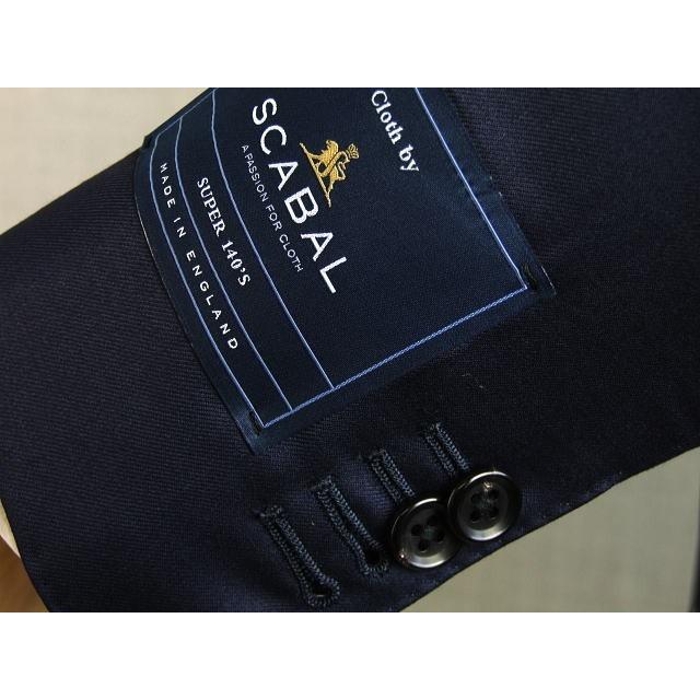【YA体】【A体】【AB体】【日本製】【春夏秋物】【SCABAL スキャバル〜super140´s 】スタイリッシュタイプ　2ボタンシングルスーツ/ストライプ/無地/格子の画像
