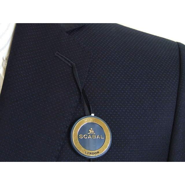【YA体】【A体】【AB体】【日本製】【春夏秋物】【SCABAL スキャバル 〜super120´s】スタイリッシュタイプ 2ボタンシングルスーツ/ストライプ系/無地系の画像