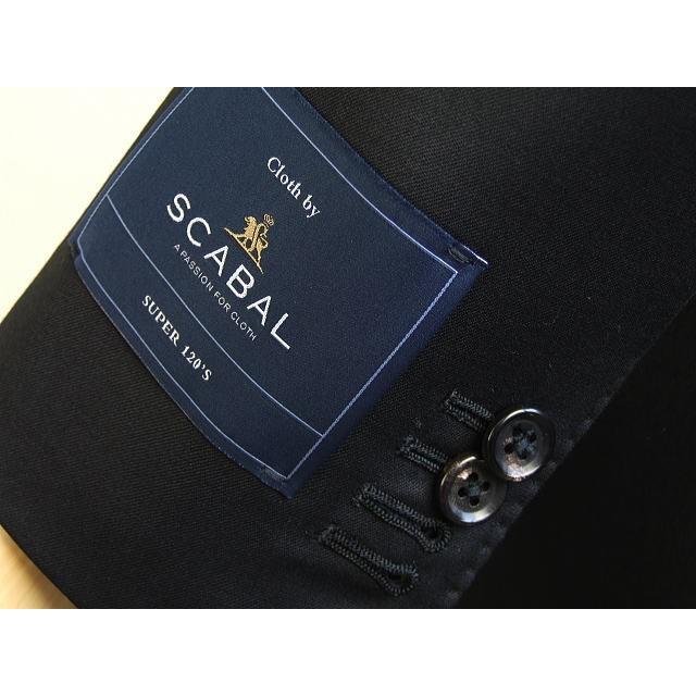 【YA体】【A体】【AB体】【日本製】【春夏秋物】【SCABAL スキャバル 〜super120´s】スタイリッシュタイプ 2ボタンシングルスーツ/ストライプ系/無地系の画像